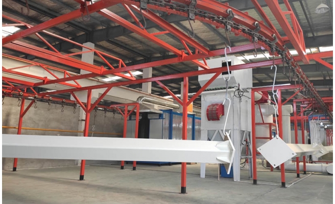 江陰無錫靜電噴塑 噴漆噴塑生產線